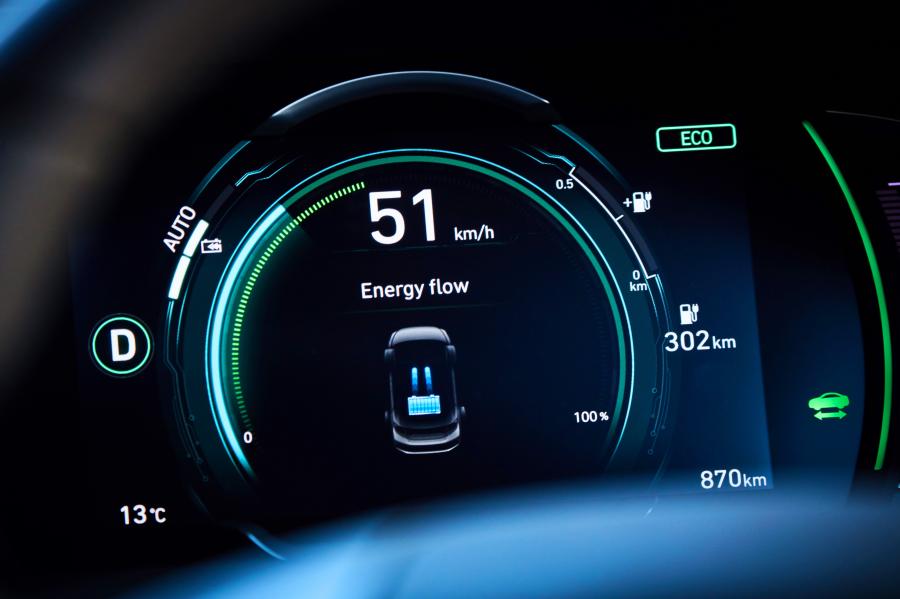 Панель приборов Hyundai IONIQ electric (AE) 2019 года  (AU) (фото 29 из 35)